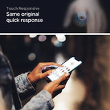Sticla ALM temperata Spigen FC pentru iPhone 12 Pro Max rama neagra 2 buc