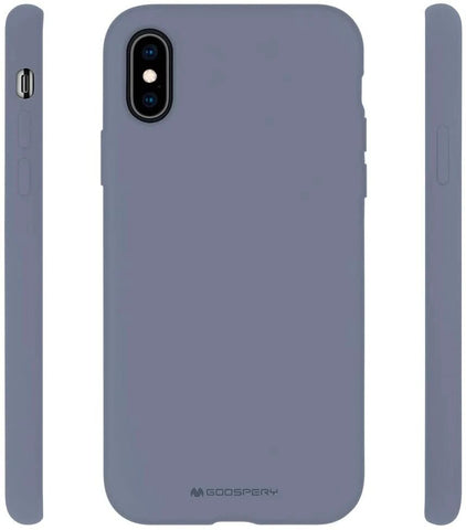 Husa Silicon Goospery, iPhone XS Max, Lavanda-gri