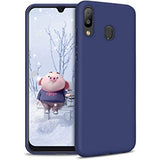 Husa Silicon, Samsung Galaxy A40, Albastru Inchis