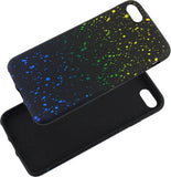 Husa Silicon, Samsung Galaxy S7, Negru-Multicolor