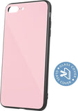 Husa iPhone XS Max Glass Roz