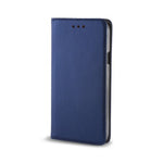 Husa tip carte Huawei Mate 20 lite inchidere magnetica, Transparent, Albastru.