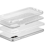 Husa Samung A50 / A30s / A50s Glitter 3in1, Argintiu