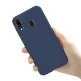 Husa Silicon TPU, Samsung Galaxy A20, Albastru