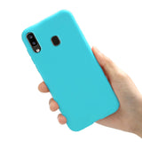 Husa Silicon, Samsung Galaxy A30, Turcoaz
