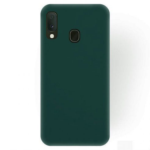 Husa Silicon, Samsung Galaxy A10, Verde Inchis