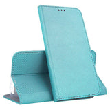 Husa Tip Carte, Smart Magnetic, Samsung Galaxy A7 2018, Turcoaz