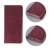 Husa Tip Carte pentru Samsung A02s, Visiniu