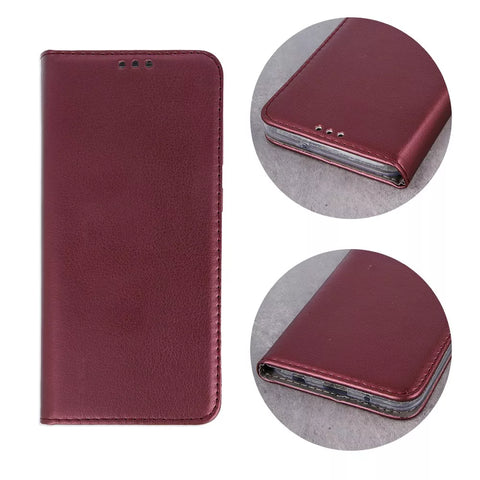 Husa Tip Carte pentru Samsung A02s, Visiniu