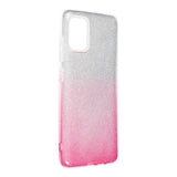 Husa Silicon, Forcell, Samsung Galaxy A52/ A52 5G, Roz cu Sclipici