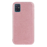 Husa Silicon, Forcell, Samsung Galaxy A71, Roz cu Sclipici