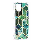 Husa Silicon Forcell, iPhone 12 Mini, Design de Marmura