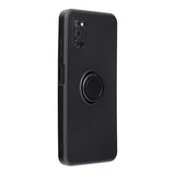 Husa Silicon, Ring Magnetic, Samsung Galaxy A03S, Negru