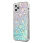 Carcasa Hibrida Guess 4G Liquid Glitter pentru iPhone 12, iPhone 12 Pro