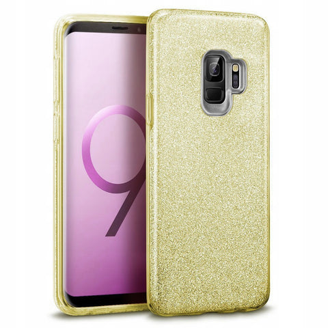 Husa GLITTER 3in1 , Samsung Galaxy S9, Auriu