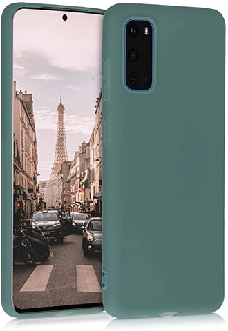 Husa Silicon TPU, Samsung Galaxy S20 FE, Verde Matt