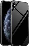Husa Glass, iPhone XS MAX, Negru