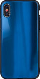 Husa Aurora Glass, Samsung Galaxy A40, Albastru