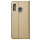 Husa Tip Carte, Techsuit, Samsung Galaxy A20E, Auriu