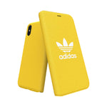Husa Adidas, iPhone X/Xs, tip carte, galben