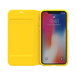 Husa Adidas, iPhone X/Xs, tip carte, galben