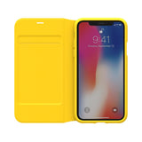 Husa Adidas, iPhone X/Xs, tip carte, galben