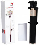 Selfie stick Huawei AF11, conector jack 3.5 mm, maner telescopic, Negru-Auriu