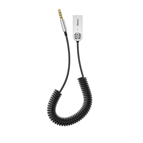 Cablu Adapter Audio, Bluetooth 5.0 Baseus USB, AUX BLACK
