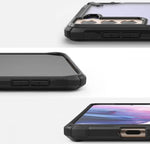Husa Antisoc, Ringke Fusion X, Samsung Galaxy S21 Plus, Transparent-negru