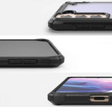 Husa Antisoc, Ringke Fusion X, Samsung Galaxy S21 Plus, Transparent-negru
