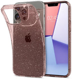 Husa Antisoc, Spigen Liquid Crystal for Iphone 13 Pro glitter rose