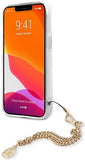Husa Originala Guess, iPhone 13/13 Pro, Transparenta-Auriu