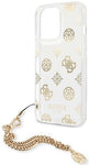 Husa Originala Guess, iPhone 13/13 Pro, Transparenta-Auriu