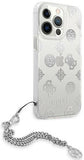 Husa Originala Guess, iPhone 13/13 Pro, Transparenta-Argintiu