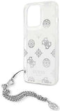 Husa Originala Guess, iPhone 13/13 Pro, Transparenta-Argintiu