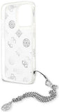Husa Originala Guess, iPhone 13/13 Pro, Transparenta-Argintiu