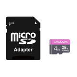 Card de Memorie, USAMS, Micro-SD 4GB + Adaptor