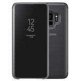 Husa Tip Carte Clear View, Originala, Samsung Galaxy S9, Negru