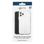 Husa Silicon Antisoc, Prio, iPhone 12 Pro Max , Transparenta