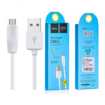 Cablu Micro-USB, Hoco, Incarcare Rapida, 1M, Alb