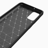 Husa Silicon Carbon, Samsung Galaxy A02S, Negru