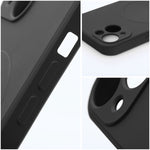 Husă din silicon Mag-Safe Cover pentru IPHONE 14, negru