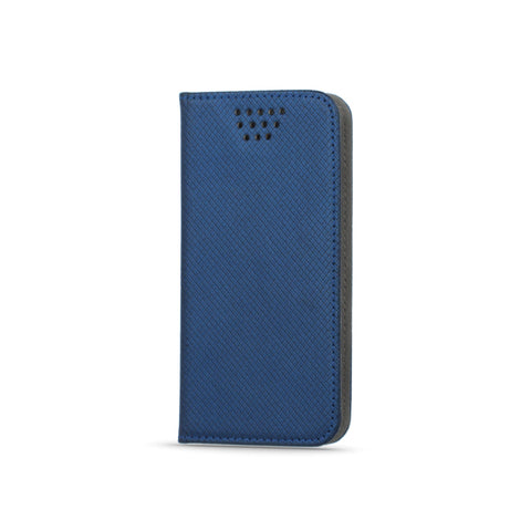 Husa Universala Tip Carte, 4,7-5,3 Inch, Albasatru