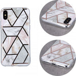 Husa Silicon, Geometric Huawei P40 Lite, Roz