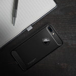 Husa Antisoc Spigen, iPhone 7 Plus/8 Plus, Negru
