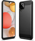 Husa Carbon, Samsung Galaxy A12, Negru