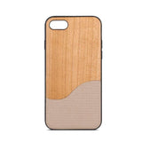 Husa Beeyo, iPhone 7/8/SE, Print de lemn, Maro