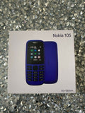 Telefon, Nokia 105, Original, Albastru
