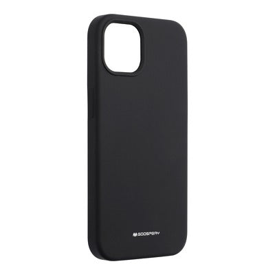 Husa Silicon, Goospery, iPhone 13, Negru