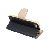 Husa Smart Fancy pentru Samsung A10 negru-auriu